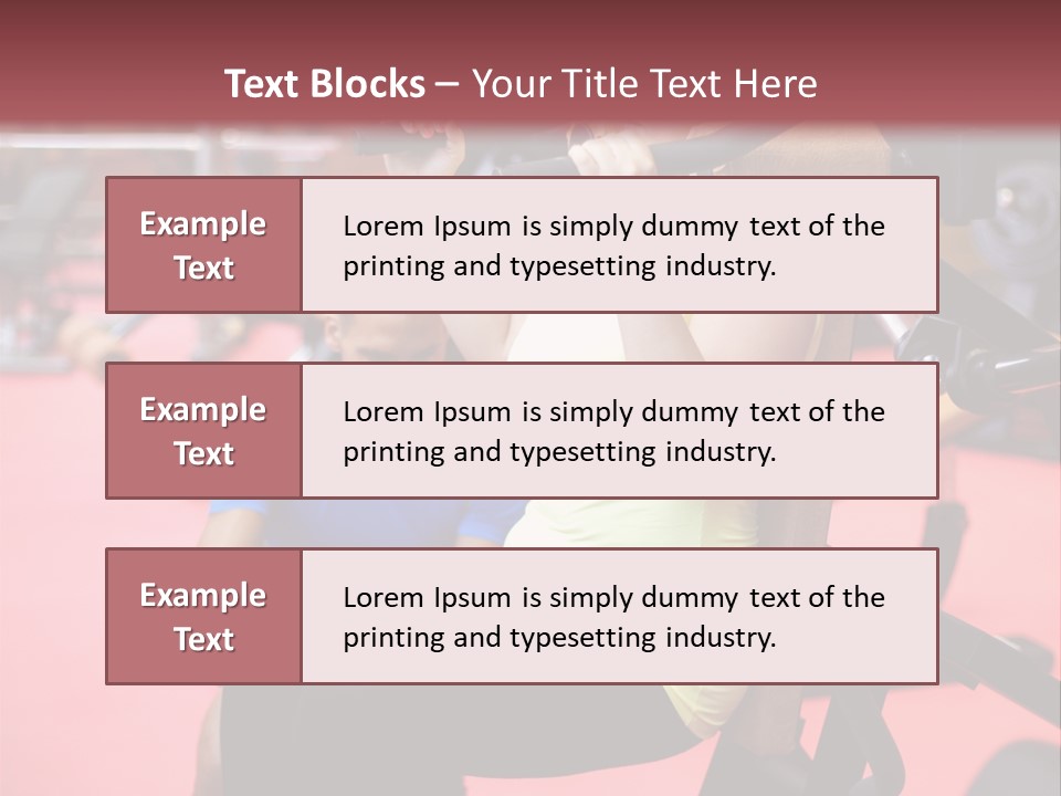 People Sport Personal PowerPoint Template