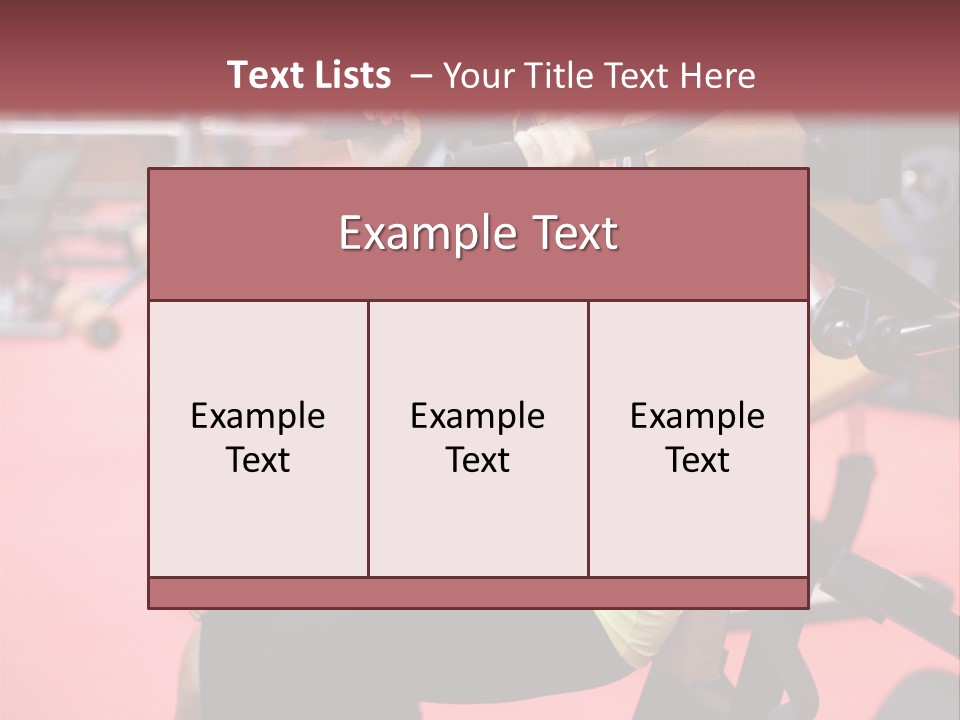 People Sport Personal PowerPoint Template