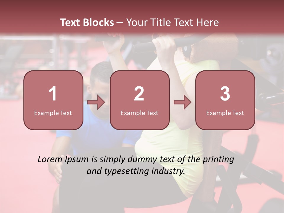 People Sport Personal PowerPoint Template