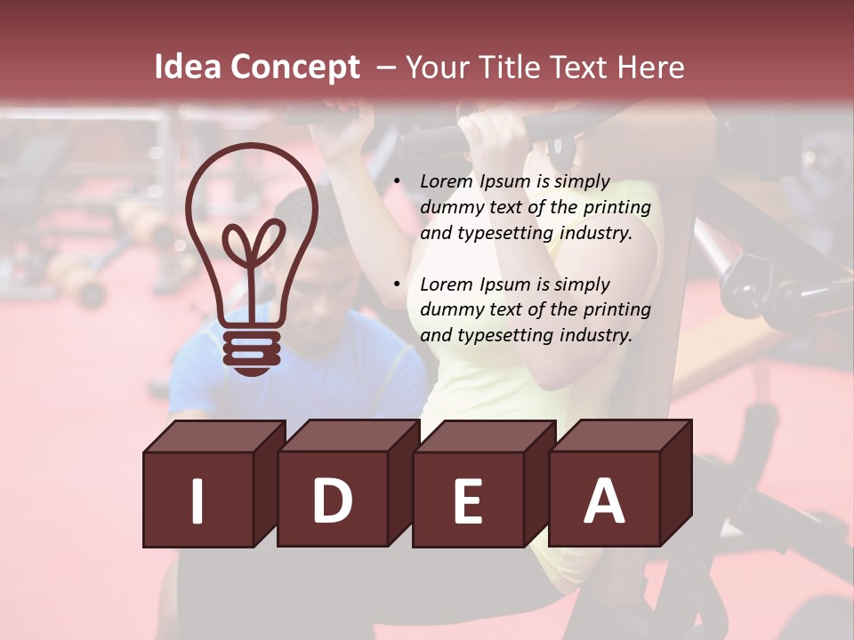 People Sport Personal PowerPoint Template