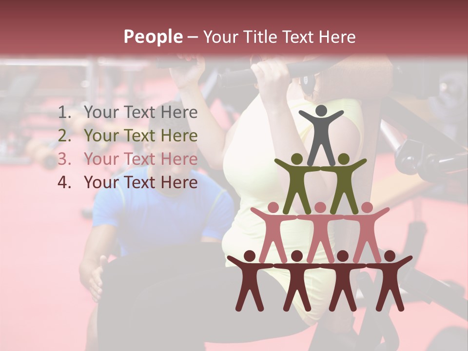 People Sport Personal PowerPoint Template