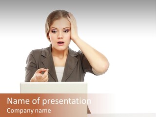 Tragedy Terrible Fright PowerPoint Template