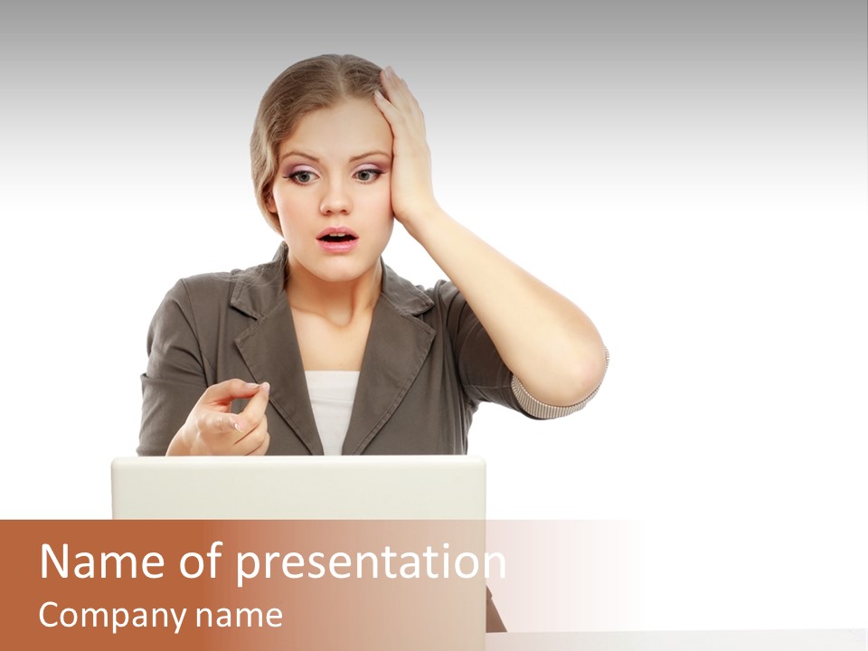 Tragedy Terrible Fright PowerPoint Template