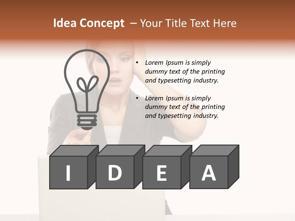 Tragedy Terrible Fright PowerPoint Template