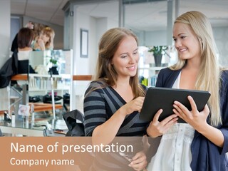 Female Discussion  PowerPoint Template