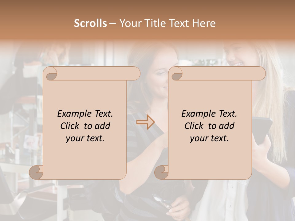 Female Discussion  PowerPoint Template