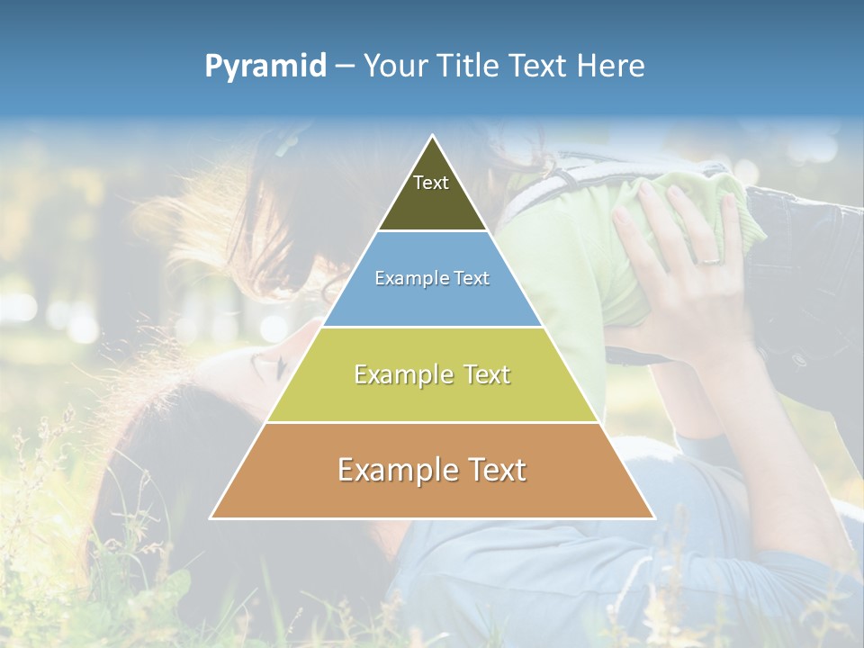 Portrait Person Lying PowerPoint Template