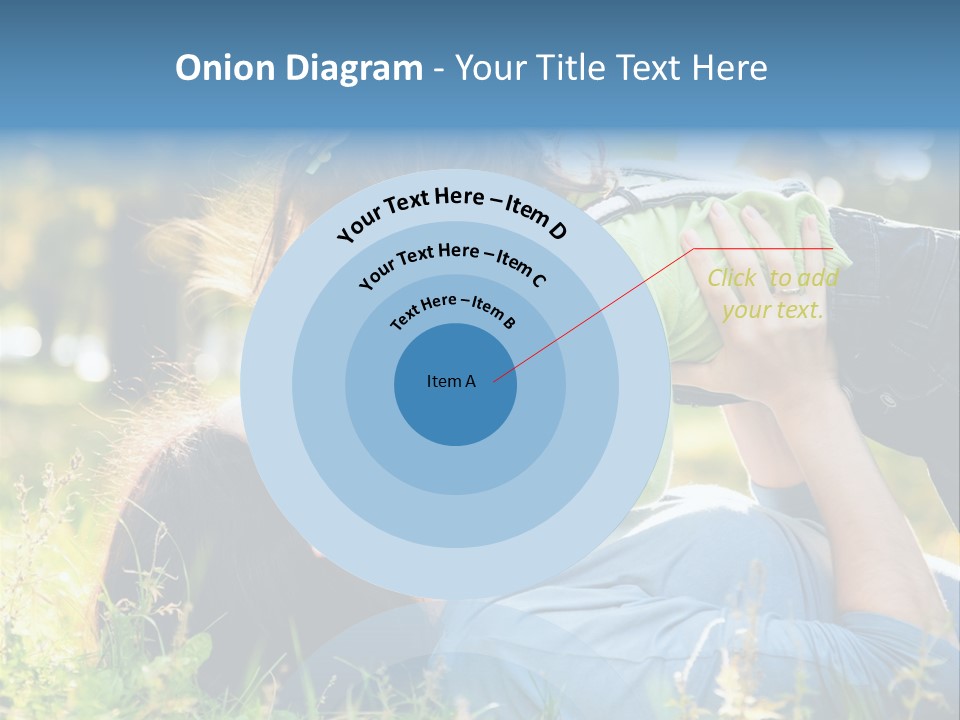 Portrait Person Lying PowerPoint Template