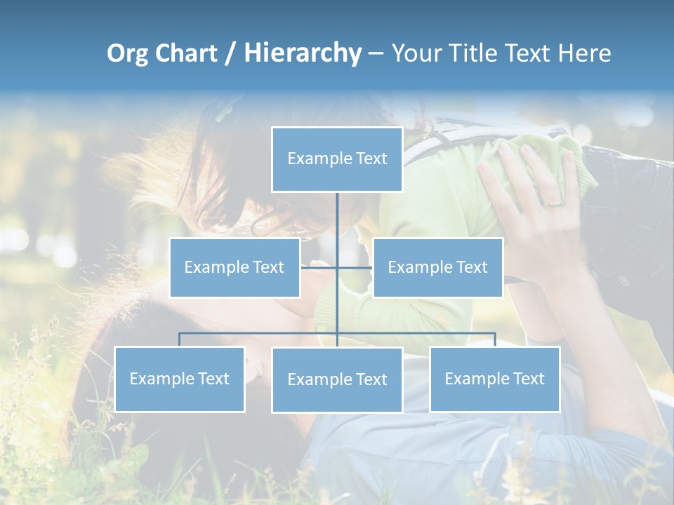 Portrait Person Lying PowerPoint Template