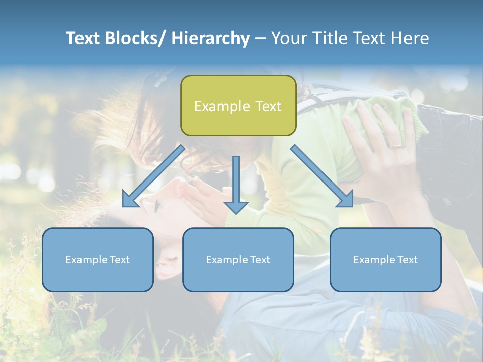 Portrait Person Lying PowerPoint Template