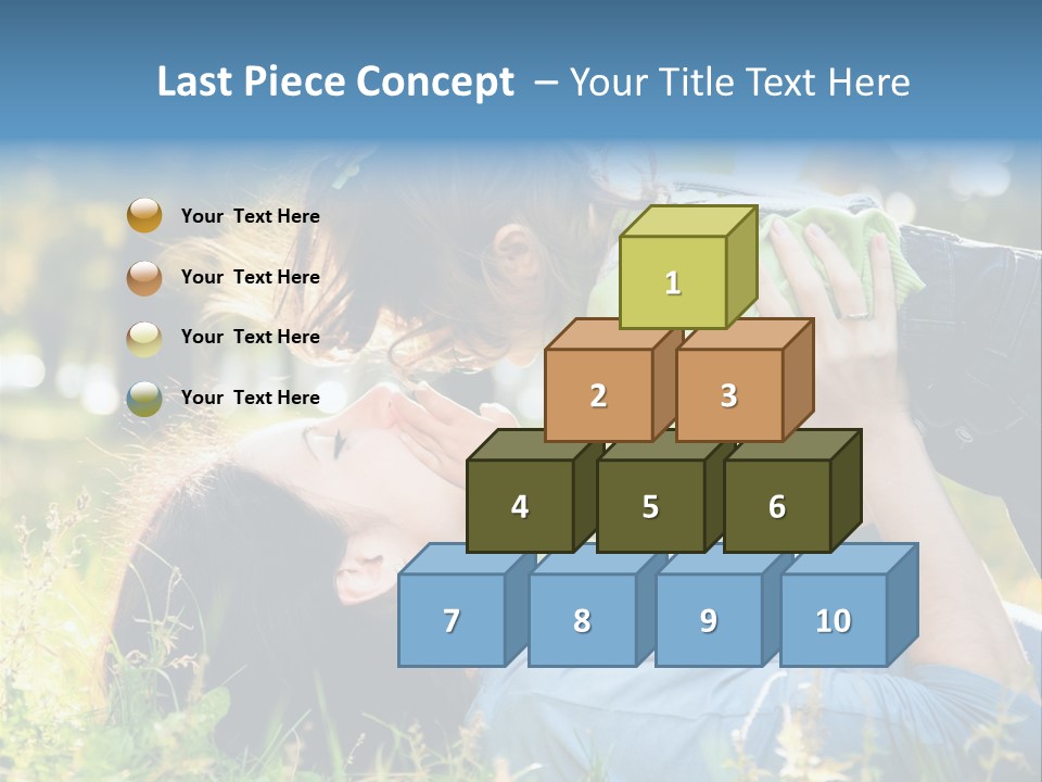 Portrait Person Lying PowerPoint Template