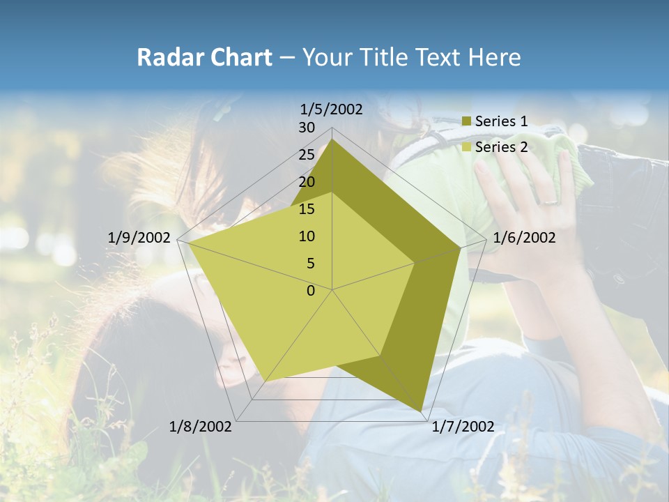 Portrait Person Lying PowerPoint Template