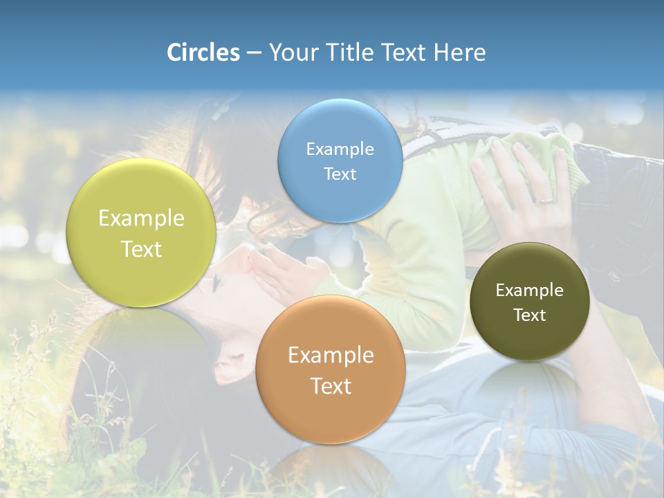 Portrait Person Lying PowerPoint Template