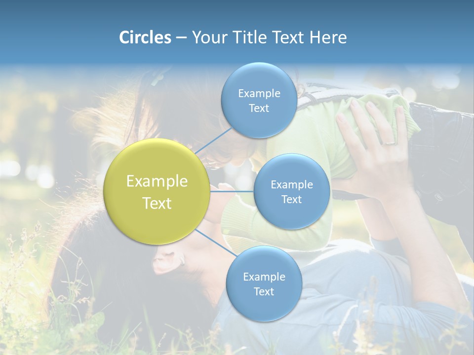 Portrait Person Lying PowerPoint Template