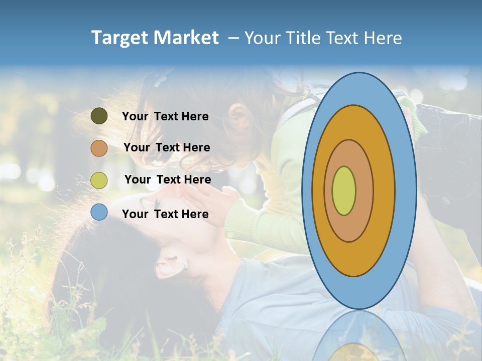 Portrait Person Lying PowerPoint Template