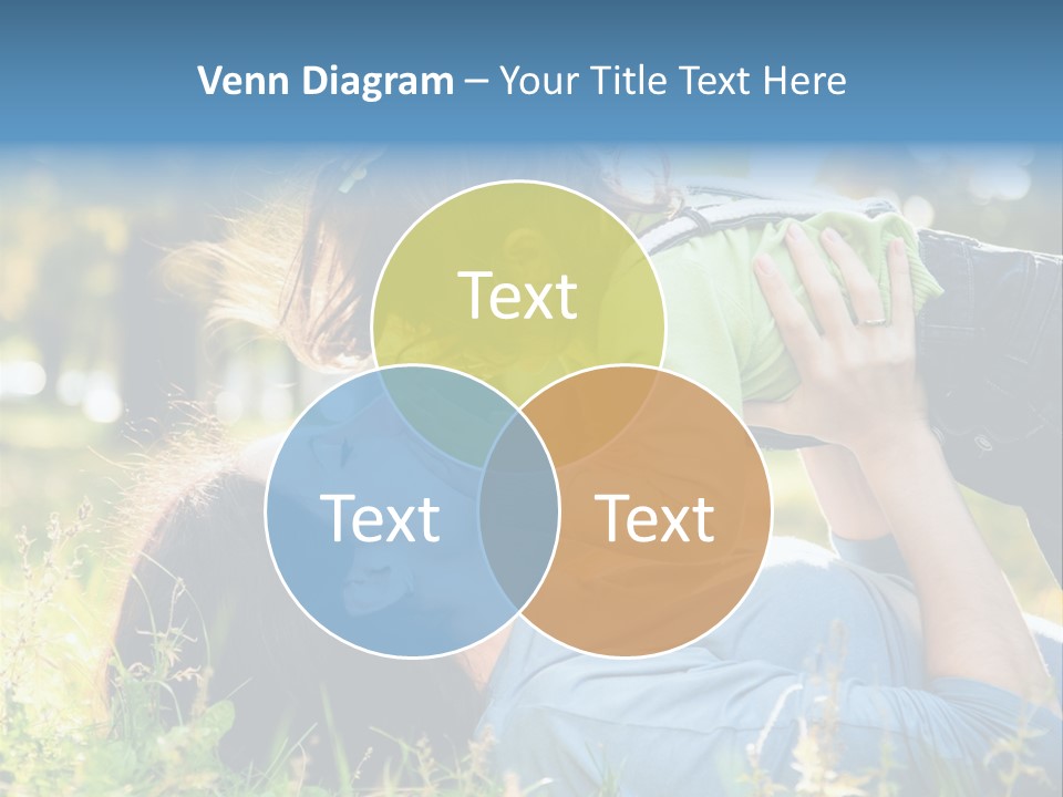 Portrait Person Lying PowerPoint Template