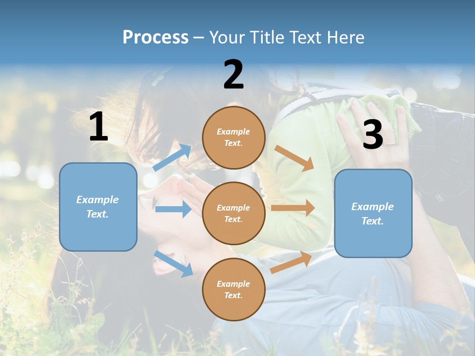 Portrait Person Lying PowerPoint Template