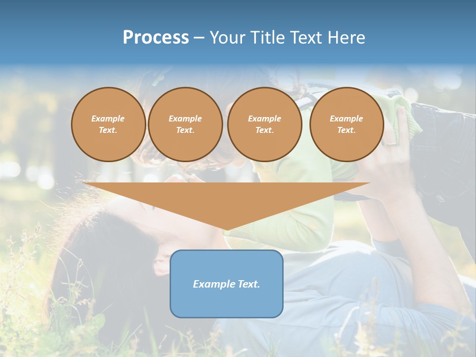 Portrait Person Lying PowerPoint Template