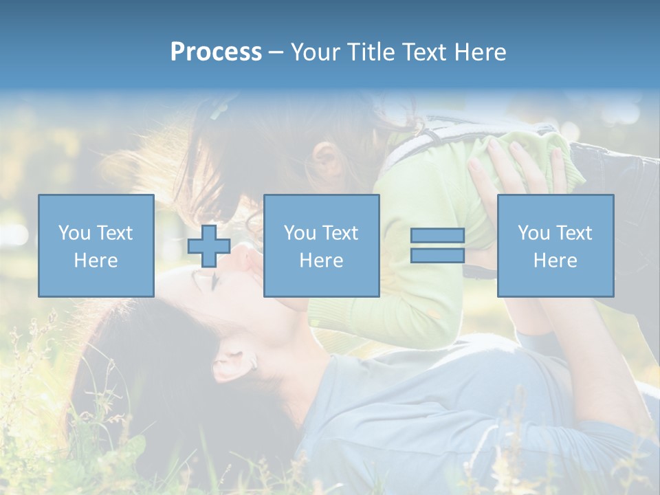 Portrait Person Lying PowerPoint Template