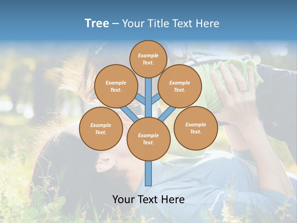 Portrait Person Lying PowerPoint Template