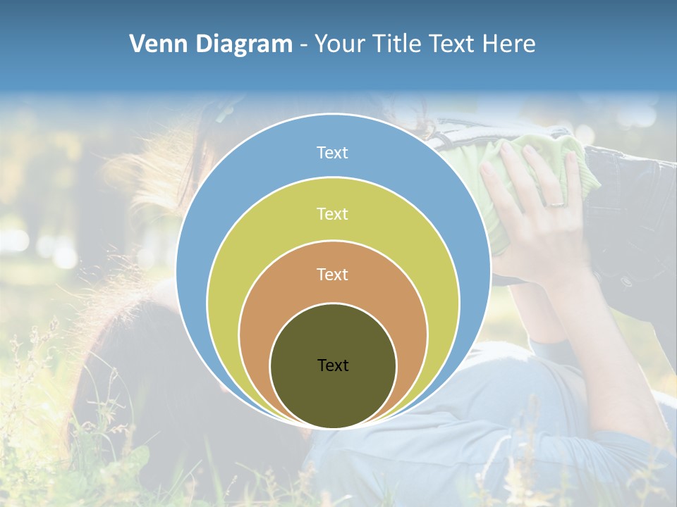 Portrait Person Lying PowerPoint Template