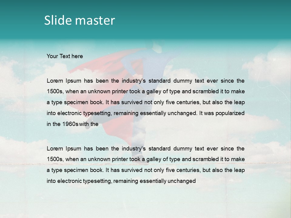 Summer Horizontal Joy PowerPoint Template