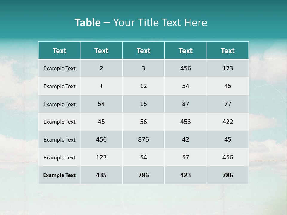 Summer Horizontal Joy PowerPoint Template