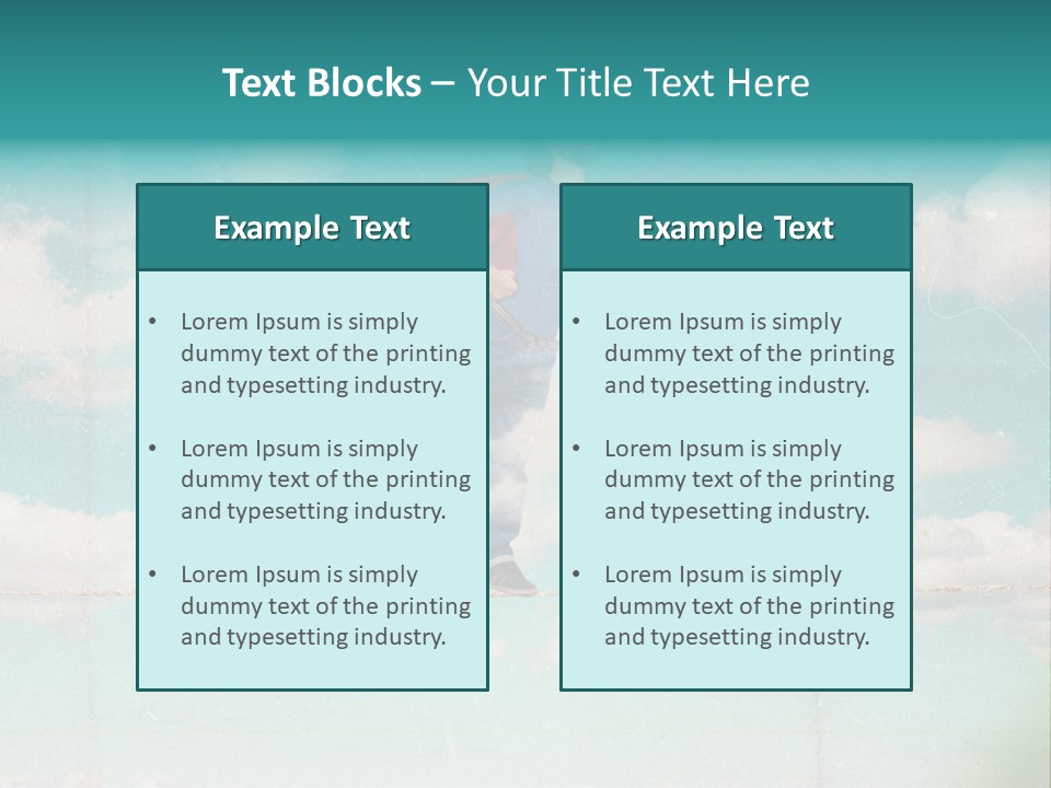 Summer Horizontal Joy PowerPoint Template