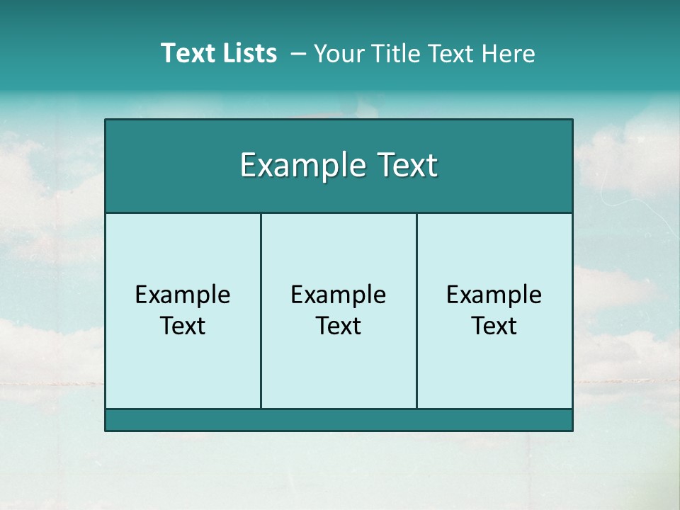 Summer Horizontal Joy PowerPoint Template