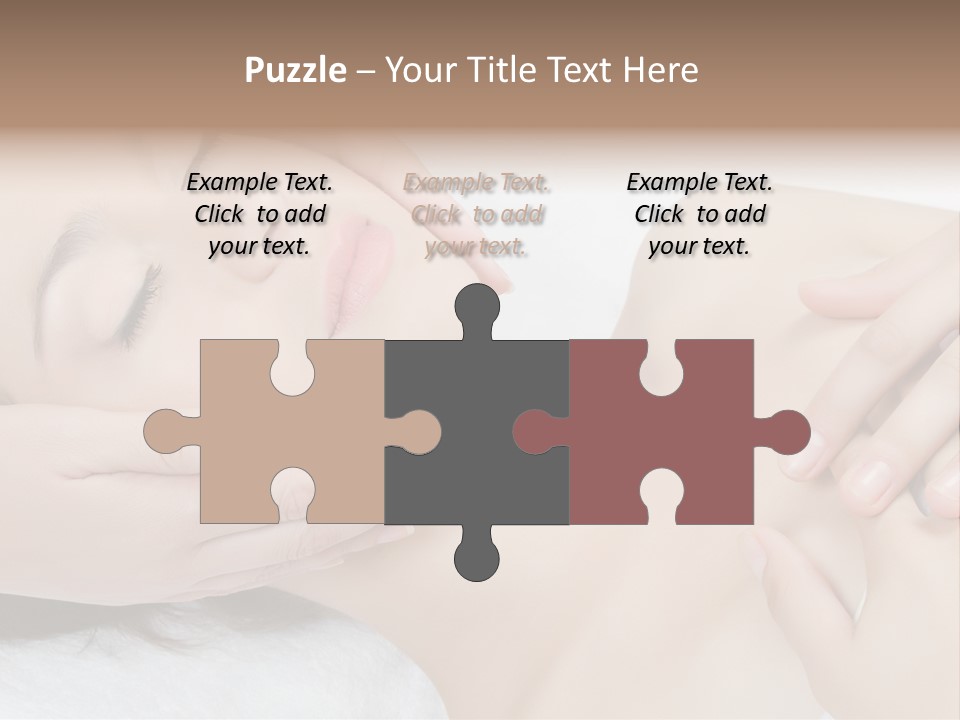 Pretty Hot Woman PowerPoint Template