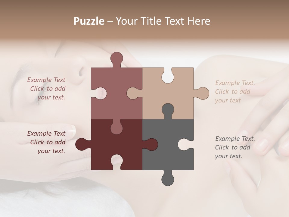 Pretty Hot Woman PowerPoint Template