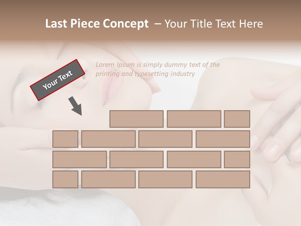 Pretty Hot Woman PowerPoint Template