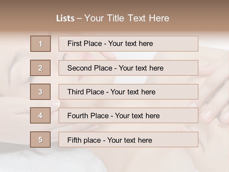 Pretty Hot Woman PowerPoint Template