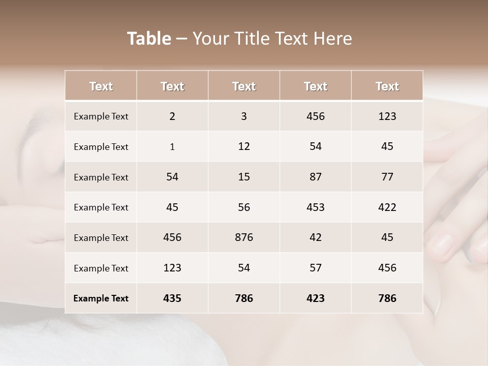 Pretty Hot Woman PowerPoint Template