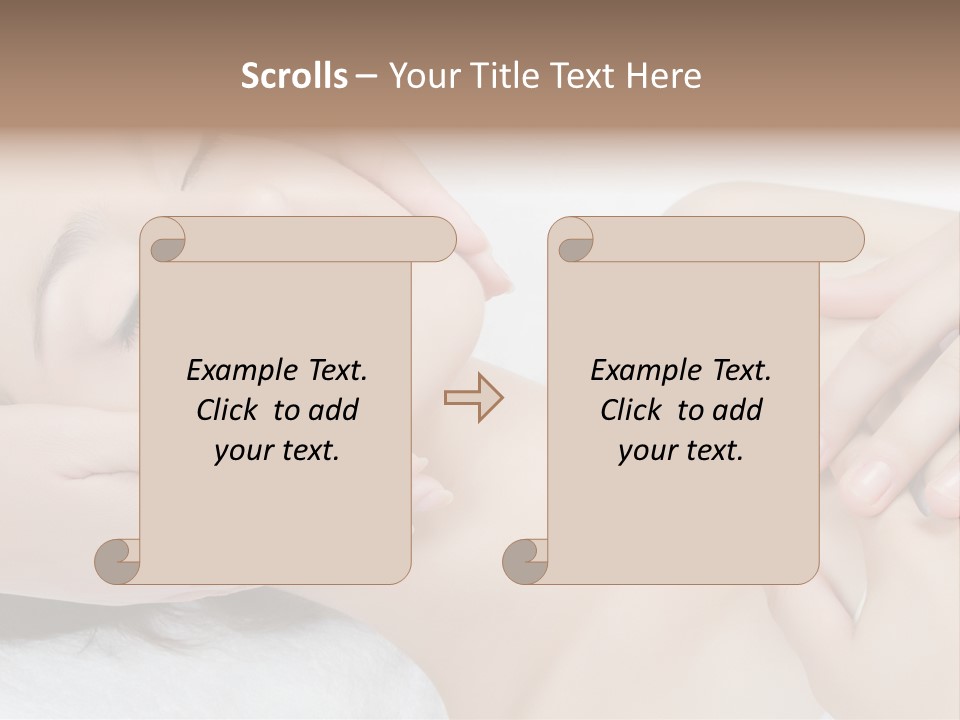 Pretty Hot Woman PowerPoint Template