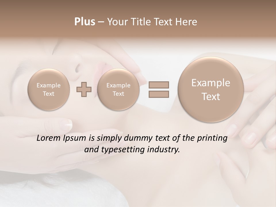 Pretty Hot Woman PowerPoint Template