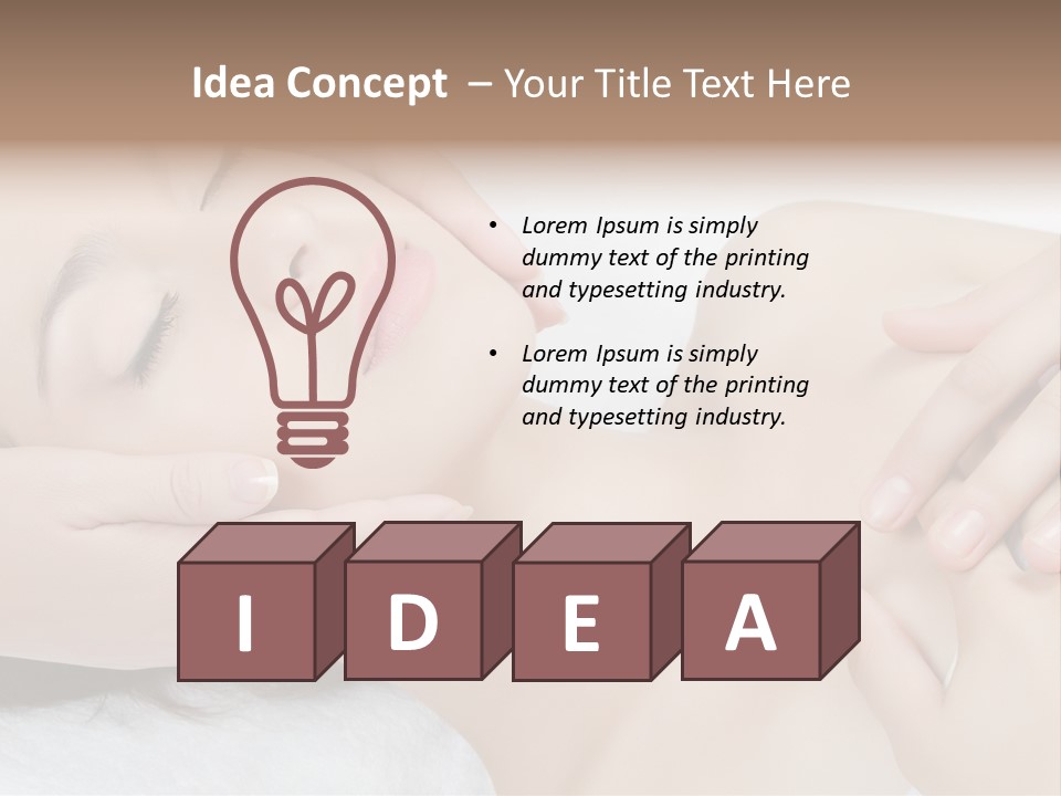 Pretty Hot Woman PowerPoint Template