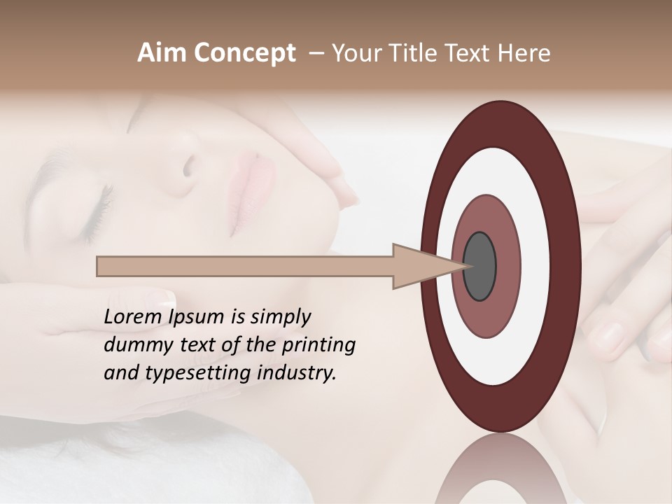 Pretty Hot Woman PowerPoint Template