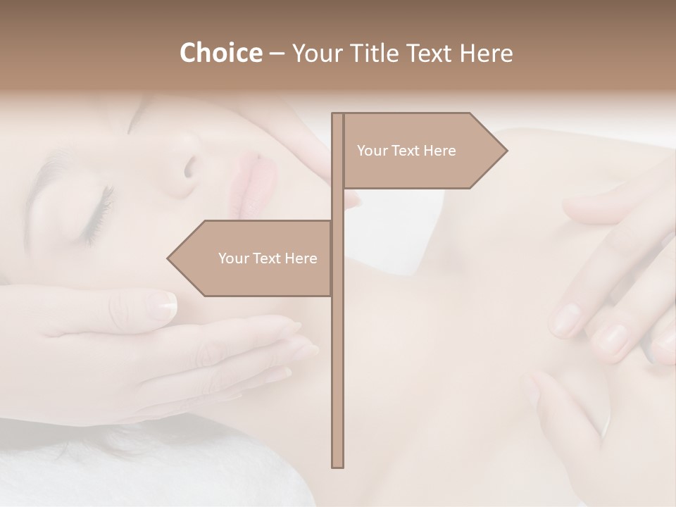 Pretty Hot Woman PowerPoint Template