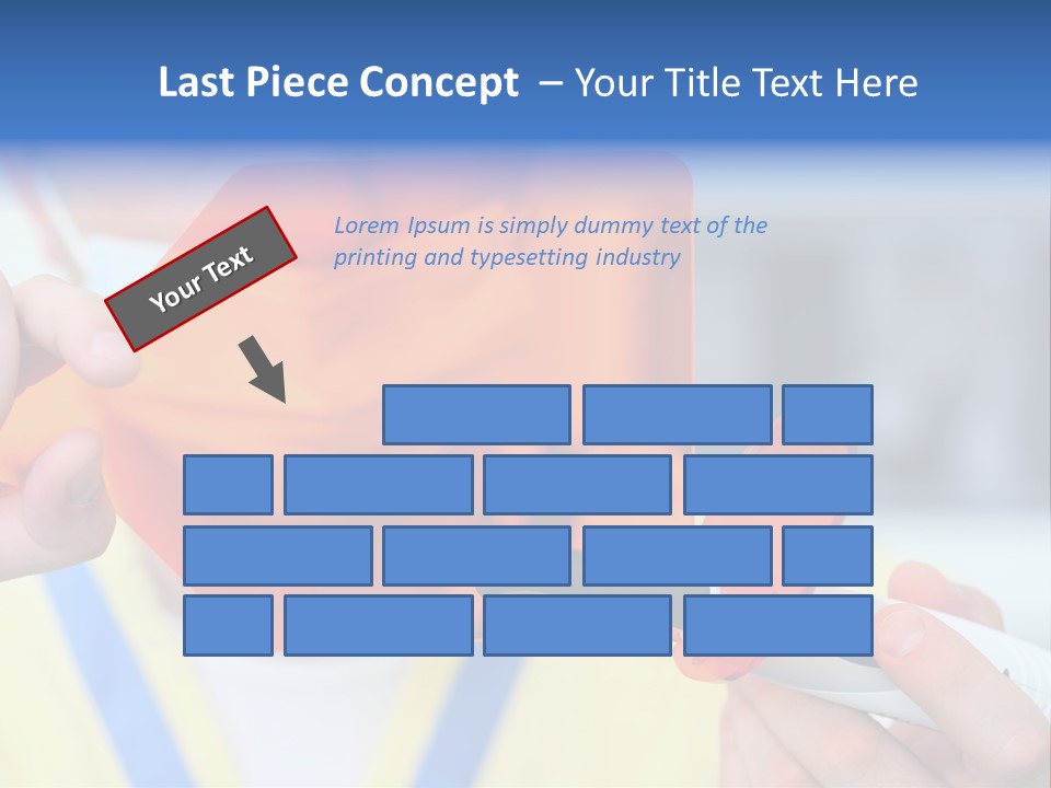 Holds Pain Mouth PowerPoint Template