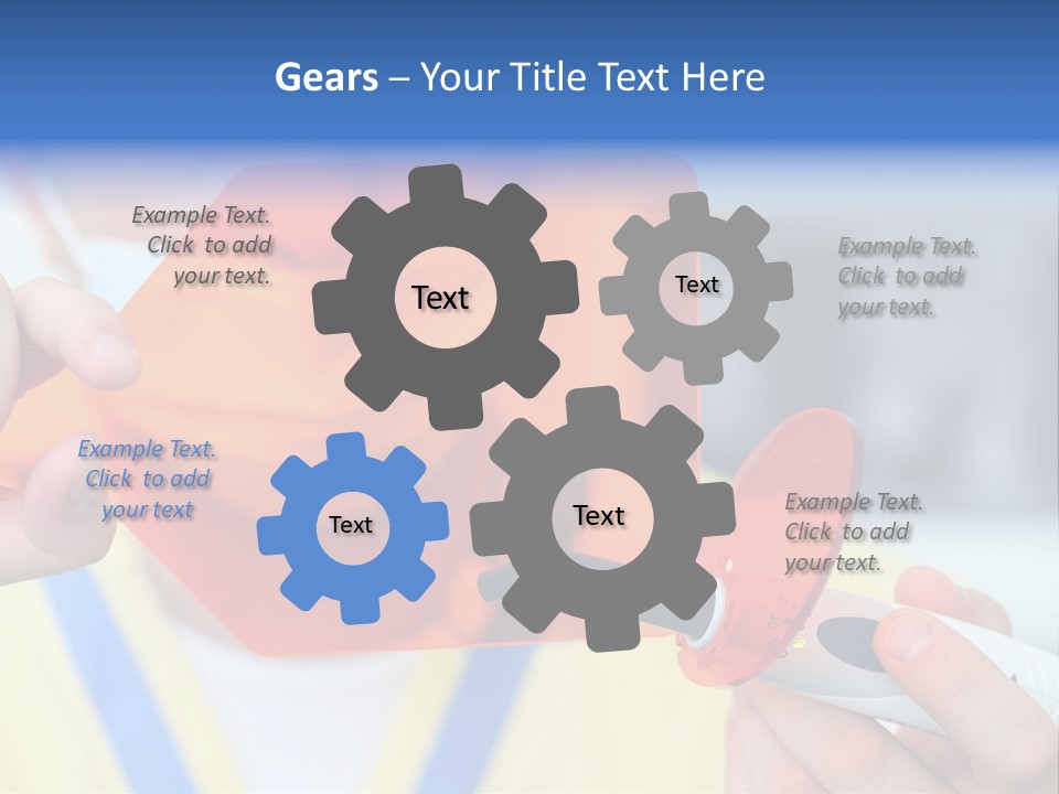 Holds Pain Mouth PowerPoint Template