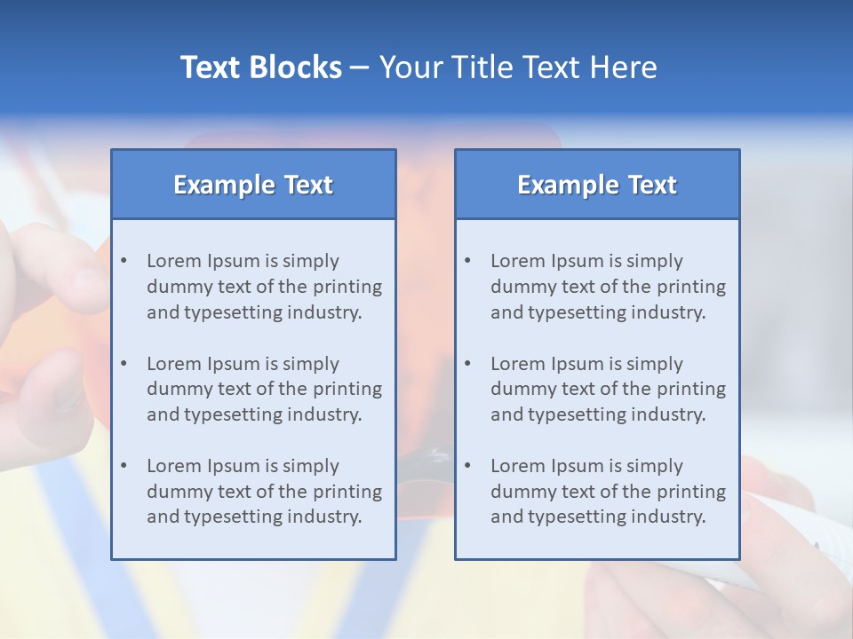 Holds Pain Mouth PowerPoint Template