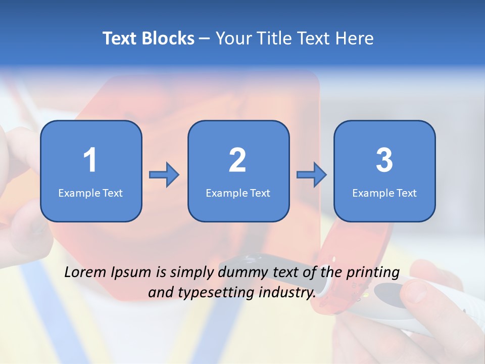 Holds Pain Mouth PowerPoint Template