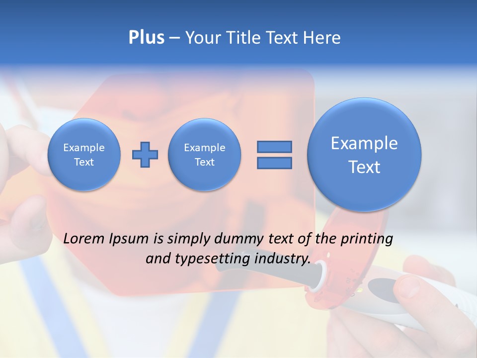 Holds Pain Mouth PowerPoint Template