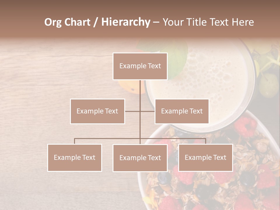 Raspberries Cocktail Flakes PowerPoint Template