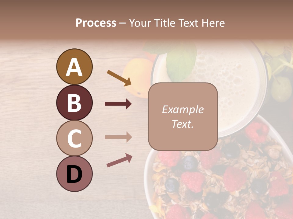 Raspberries Cocktail Flakes PowerPoint Template