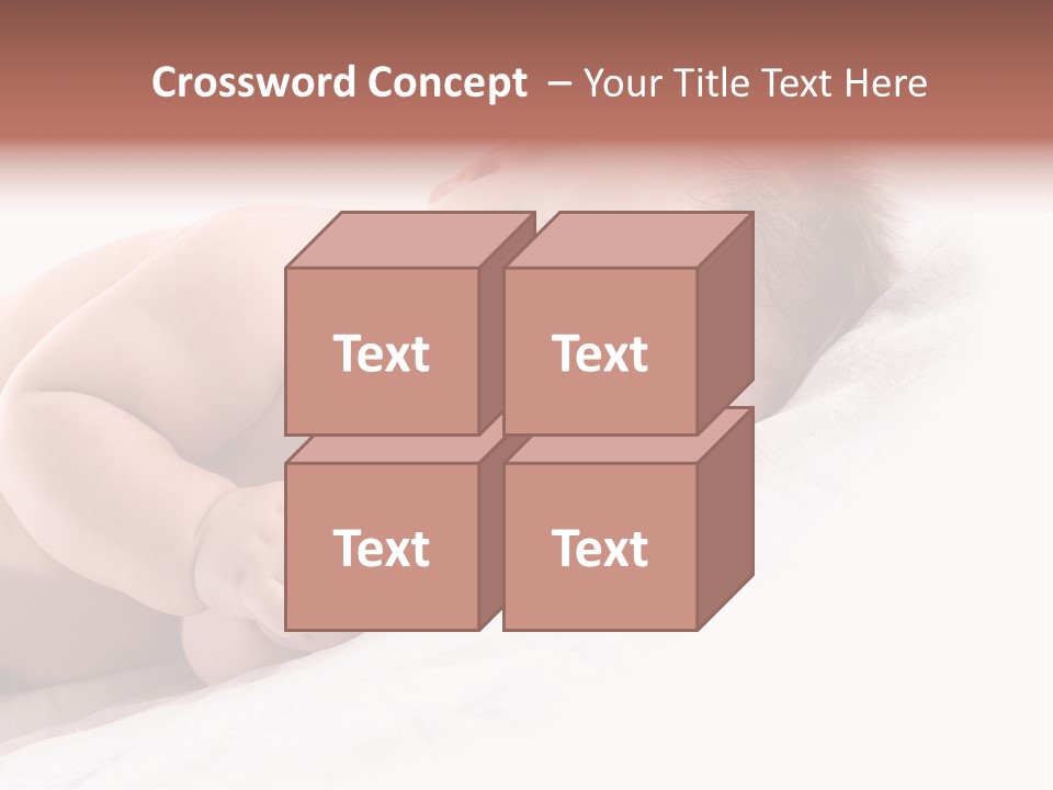Innocent Little Person PowerPoint Template