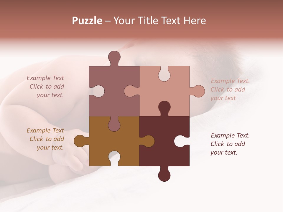 Innocent Little Person PowerPoint Template