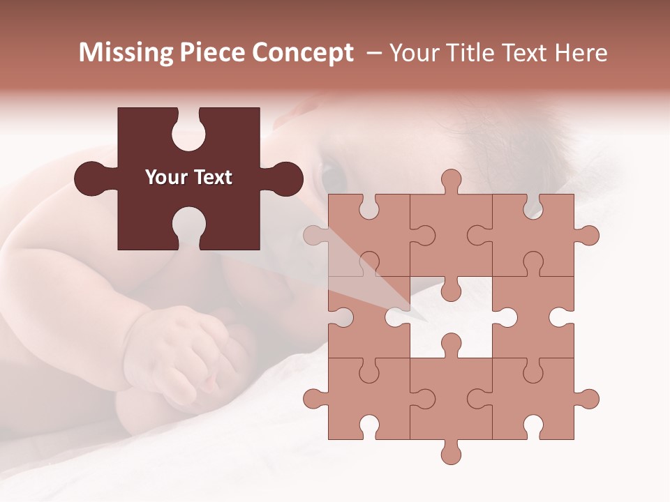 Innocent Little Person PowerPoint Template