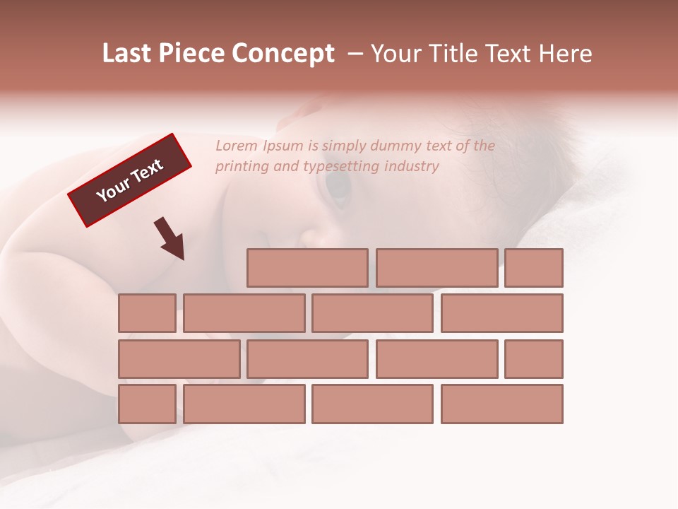 Innocent Little Person PowerPoint Template
